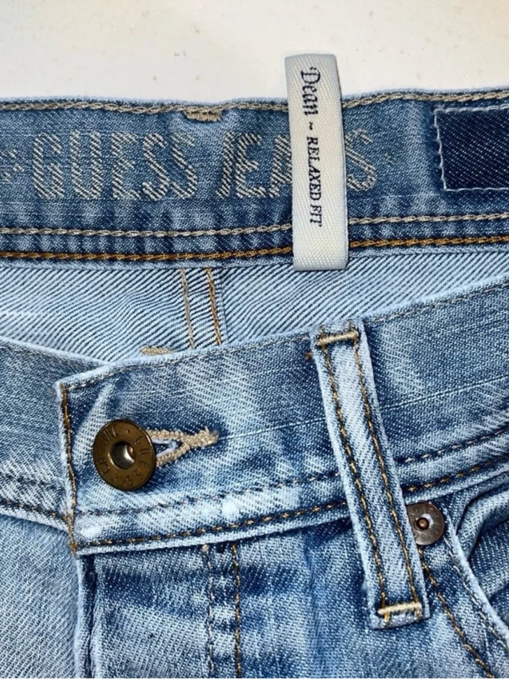 Guess Distressed Relaxed Jeans 32x32 Y2K Grunge